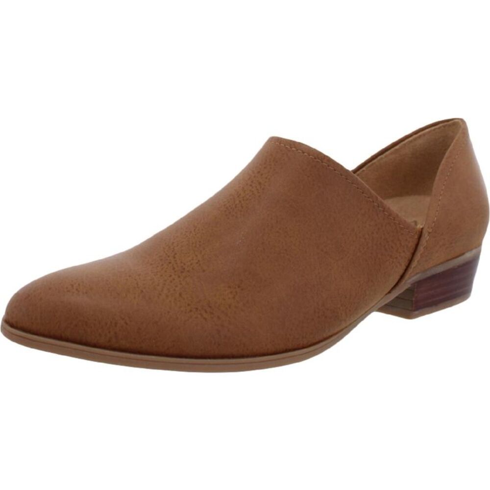 Naturalizer Tan Slip-On Pointed Toe D'Orsay Loafer